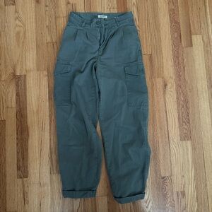 Carhartt WIP Olive Cargo Pants in Size 25